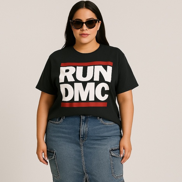 NWOT Run DMC Official Logo T-Shirt Black, Size XXL - Picture 3 of 6